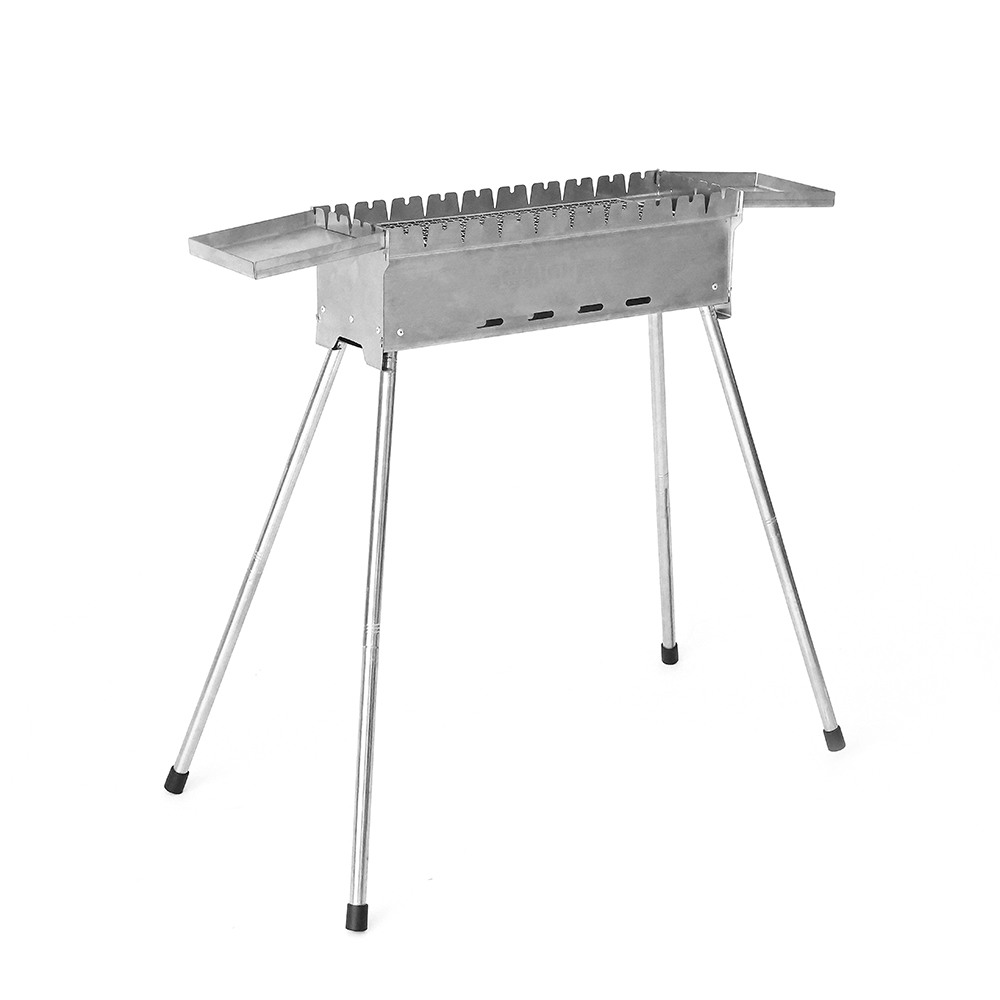 Rechteckiger normaler Barbecue-Grill aus Edelstahl