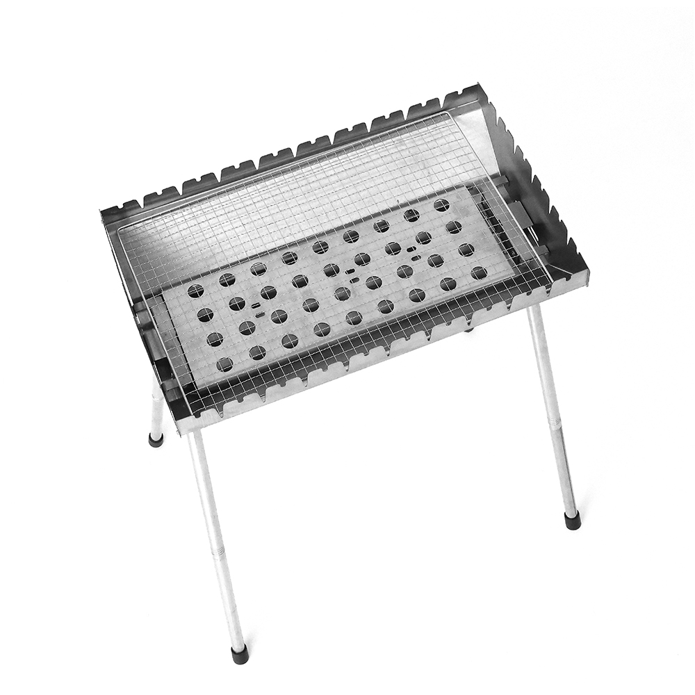 Verbreiterter normaler Barbecue-Grill aus Edelstahl