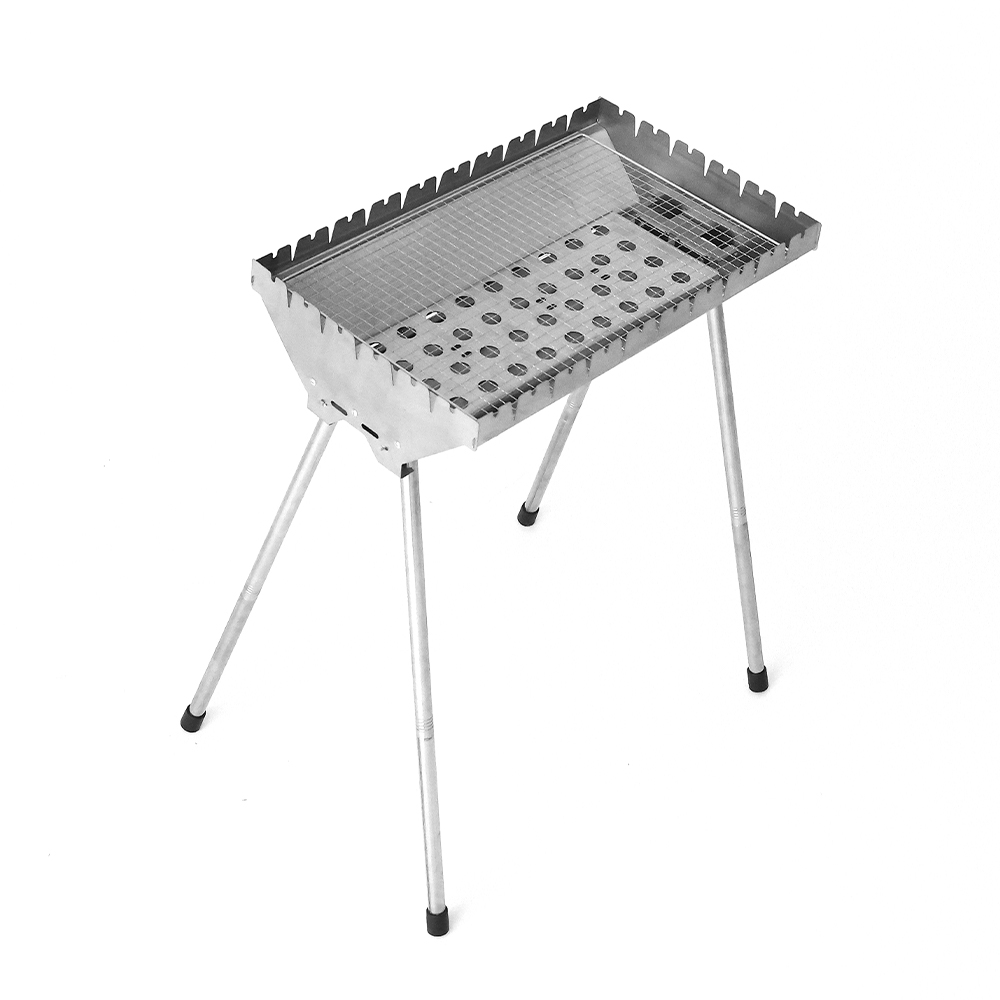 Verbreiterter normaler Barbecue-Grill aus Edelstahl